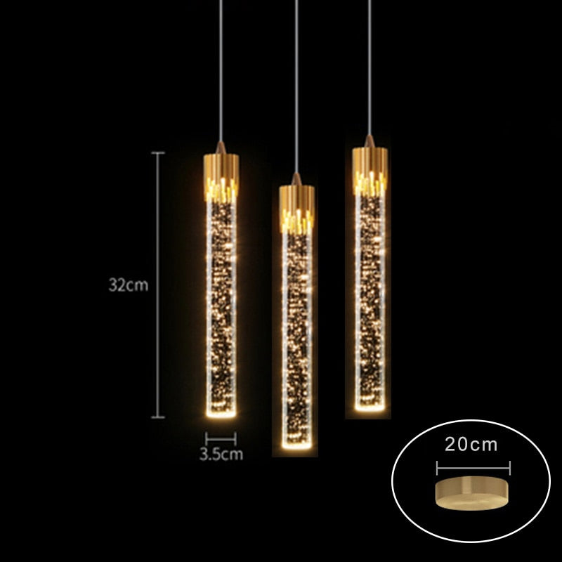 SkandiShop Modern Luxury Crystal Pendant Lamp